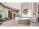 Elegant spa lobby with a curved reception desk at 16415 Isola Pl, Bradenton, FL 34211