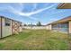 Spacious backyard with shed and screened enclosure at 23039 Worth Ave, Port Charlotte, FL 33954