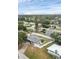 Aerial view of the house and surrounding neighborhood at 2430 Sunnyside Ln, Sarasota, FL 34239
