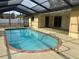 Spacious pool with screened enclosure at 3136 Webber St, Sarasota, FL 34239