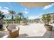 Spacious patio with wicker furniture and stunning outdoor views at 340 S Palm Ave # Pl1, Sarasota, FL 34236