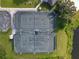Aerial view of community tennis courts at 3704 Wild Blossom Pl, Parrish, FL 34219