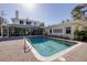 View of the refreshing pool and patio area at 3712 Sandspur Ln, Nokomis, FL 34275