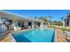 Large refreshing pool with patio and grill at 3858 Casey Key, Nokomis, FL 34275