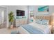 Bright bedroom with a comfy bed and stylish dresser at 452 Tierra Verde Way, Bradenton, FL 34212