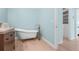 Bathroom with soaking tub and walk-in shower at 4810 Bay Shore Rd, Sarasota, FL 34234