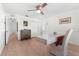 Spacious home office with wood floors and ample natural light at 4810 Bay Shore Rd, Sarasota, FL 34234