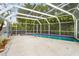 Inviting screened-in pool perfect for relaxation at 4810 Bay Shore Rd, Sarasota, FL 34234