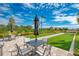 Bocce ball court with seating area at 5401 Manchini St, Sarasota, FL 34238