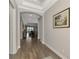 Hardwood floors and high ceilings in an entryway at 5401 Manchini St, Sarasota, FL 34238