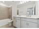 Clean bathroom with double sinks and bathtub at 5447 Tripoli Dr, Palmetto, FL 34221
