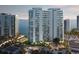 Luxury waterfront condo building with amazing water views and resort-style amenities at 555 Quay Commons # 402, Sarasota, FL 34236