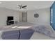 Bright bonus room featuring a TV and comfy seating at 5755 Woodland Sage Dr, Sarasota, FL 34238