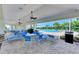 Relaxing poolside lounge area with comfortable seating at 5755 Woodland Sage Dr, Sarasota, FL 34238