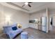 Finished basement recreation room with kitchenette and comfortable seating at 5817 Hevena Ct, Palmetto, FL 34221