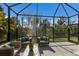 Spacious screened patio offers ample seating and tranquil views at 5817 Hevena Ct, Palmetto, FL 34221