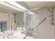 Bathroom with walk-in shower and single vanity at 610 Estuary Dr # 610, Bradenton, FL 34209