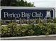 Entrance sign for the Perico Bay Club at 610 Estuary Dr # 610, Bradenton, FL 34209