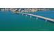 Aerial view of a bridge spanning across blue water at 7596 Palmer Glen Cir, Sarasota, FL 34240