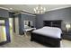 Bright bedroom with ensuite access and built-in desk at 7596 Palmer Glen Cir, Sarasota, FL 34240