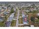 Aerial view showing home's location in a residential neighborhood at 8142 Coco Solo Ave, North Port, FL 34287