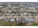 Aerial view showcasing the neighborhood and home's location at 8142 Coco Solo Ave, North Port, FL 34287