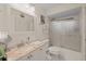 Updated bathroom with granite vanity and a shower/tub combo at 8142 Coco Solo Ave, North Port, FL 34287