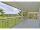 Screened-in patio with golf course views at 9435 Discovery Ter # 202D, Bradenton, FL 34212