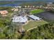 Aerial view of community with golf course and lake at 10309 Riverbank Ter, Bradenton, FL 34212