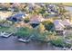 Waterfront home with private dock and lush landscaping at 10309 Riverbank Ter, Bradenton, FL 34212