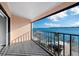 Balcony with sliding glass doors and a stunning water view at 117 10Th N St # 122, Bradenton Beach, FL 34217