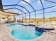 Inviting pool and spa with screened enclosure at 11740 Rive Isle Run, Parrish, FL 34219