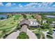 Clubhouse and golf course aerial view at 16621 Berwick Ter, Lakewood Ranch, FL 34202