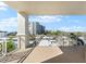 Expansive balcony offering city and partial ocean views at 2050 Benjamin Franklin Dr # B304, Sarasota, FL 34236