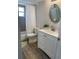 Clean bathroom with white vanity and bathtub at 2510 Parma St, Sarasota, FL 34231