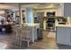Modern kitchen featuring stainless steel appliances and island at 2510 Parma St, Sarasota, FL 34231