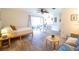 Bright bedroom with view into living and kitchen areas at 2764 Hidden Lake Blvd # 2764, Sarasota, FL 34237