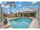 Enclosed pool and patio with plenty of space for relaxation at 3506 Culpepper Ter, North Port, FL 34286