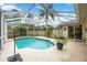 Spacious screened pool area perfect for outdoor entertaining at 3506 Culpepper Ter, North Port, FL 34286