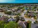 Wide shot of a neighborhood with houses, streets, and a large body of water at 363 64Th Avenue E Cir, Bradenton, FL 34203