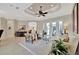 Relaxing living room with French doors leading to patio at 3843 E 59 Avenue Cir, Ellenton, FL 34222