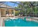 Beautiful screened pool and spa perfect for entertaining at 3843 E 59 Avenue Cir, Ellenton, FL 34222