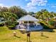 Covered picnic pavilion with tables and benches for outdoor gatherings at 3922 Wildgrass Pl, Parrish, FL 34219