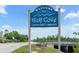 Welcome to Gulf Cove, a riverfront community sign at 5375 Joslyn Ter, Port Charlotte, FL 33981