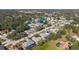 Aerial view of the house and surrounding community at 5687 Milton Ave, Sarasota, FL 34243