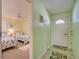 Light green entryway with door and carpet at 6800 Placida Rd # 2017, Englewood, FL 34224