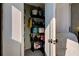 Organized storage room with shelving for various items at 6800 Placida Rd # 2017, Englewood, FL 34224