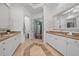 Spacious bathroom with double sinks and elegant tile flooring at 6919 Winners Cir, Lakewood Ranch, FL 34202