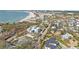 Property's location near the beach, showcasing its prime coastal setting at 7007 Point Of Rocks Rd, Sarasota, FL 34242