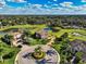 Aerial view of upscale homes in a golf course community at 7315 Bianco Duck Ct, Sarasota, FL 34240